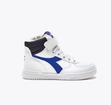 DIADORA MID PS BIANCO SNEAKERS SCARPE SPORTIVE  BAMBINI SPORTIVE BASKET