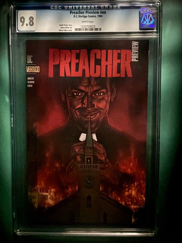 Preacher preview cgc - preacher, 9.8