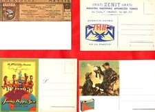 PUBBLICITARIE- LOTTO- SERIE DI 7 CARTOLINE ORIGINALI -vedi foto