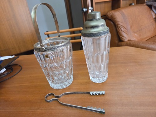 Set bar cristallo argento - set, e