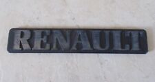 Ancien insigne emblème RENAULT mascotte plaque badge voiture auto France