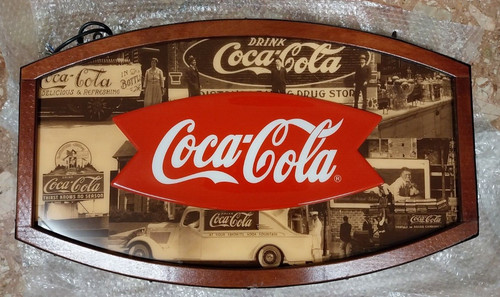Insegna luminosa coca cola - insegna,