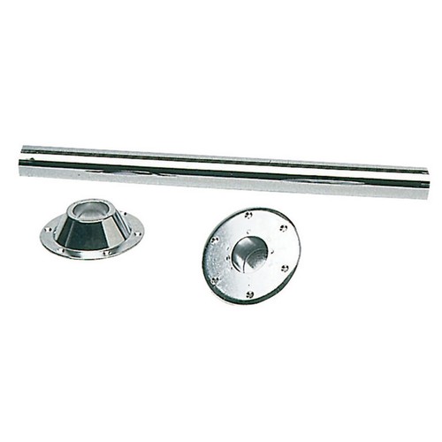 Gamba tavolo inox - 700, mm