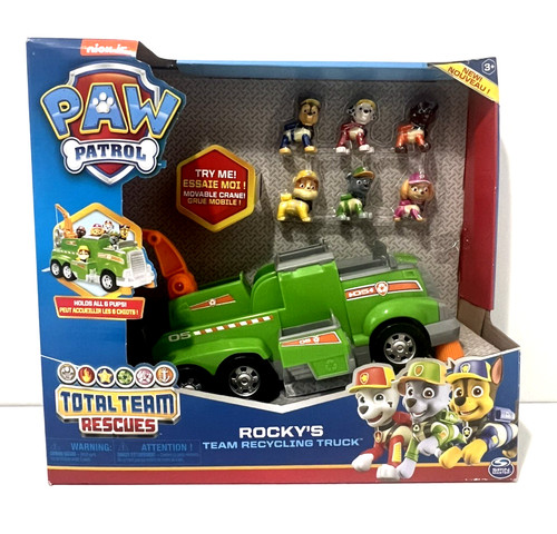 Paw patrol rocky team - rocky's, camion