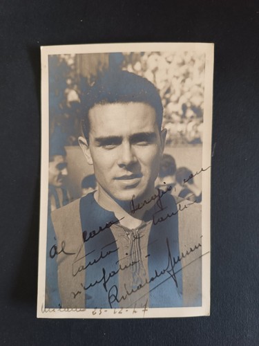 Cartolina inter autografo - fc,