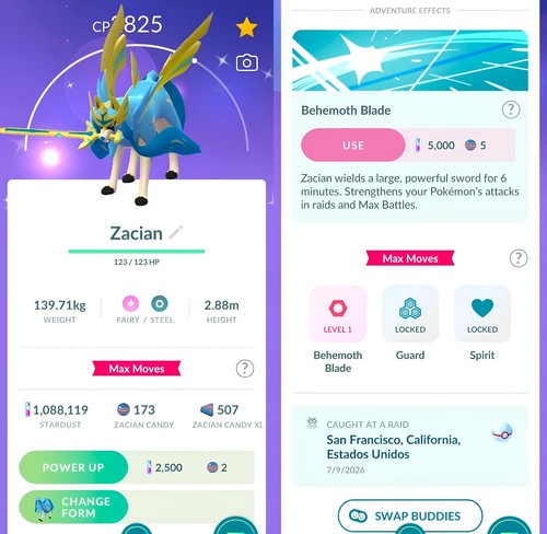 Shiny zacian coronado tr - zacian,