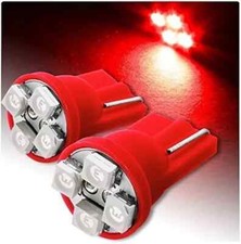 Coppia Lampadine ROSSO Led T10