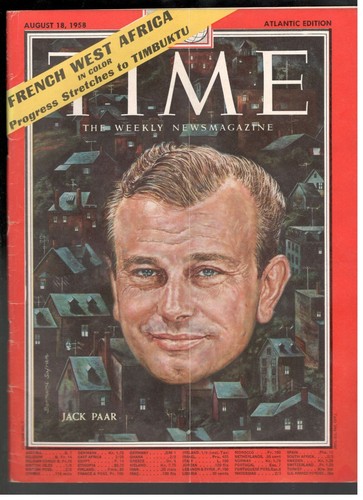 Jack paar raro magazine - paar, time