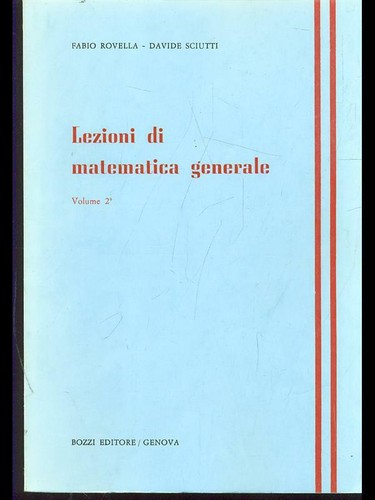 Lezioni matematica generale - lezioni, di
