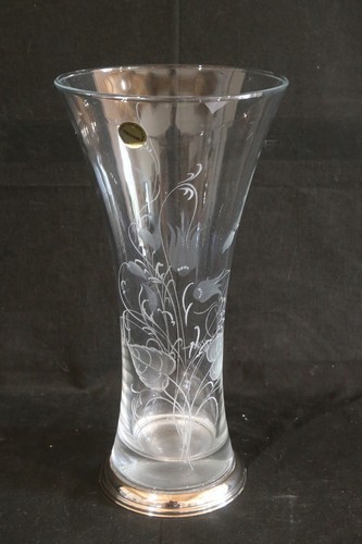 Vaso porta fiori - fiori, cristallo