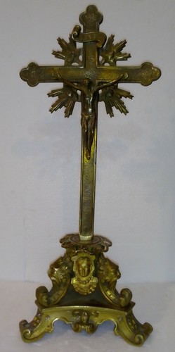 Grande antico crocefisso - antico,