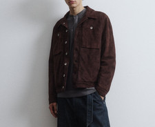 Giacca camionista in pelle da