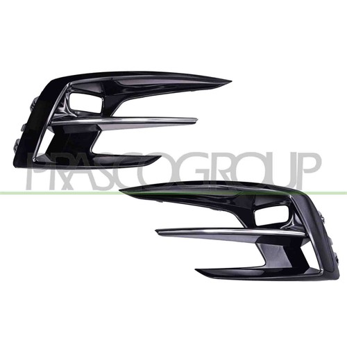 Kit griglie paraurti nere - griglie,