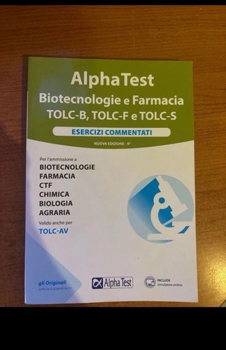 Alpha test biotecnologie - test, e