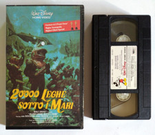 Vhs 20000 Leghe Sotto i Mari Film Walt Disney Fantasy Videocassetta (V125)
