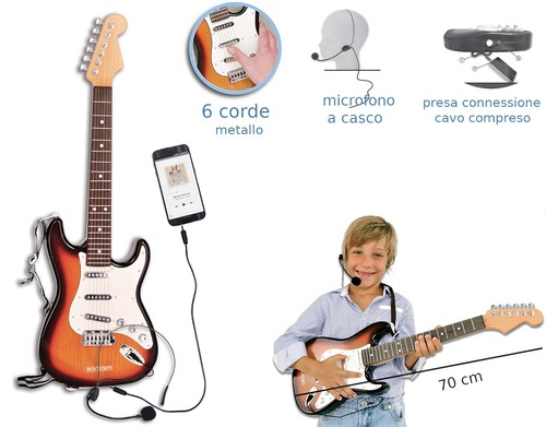 Chitarra elettronica rock con - rock,