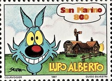 SAN MARINO. 1997, STORIA DEL FUMETTO: LUPO ALBERTO, LIRE 800 NUOVO**