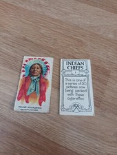 Bat cigarette card indian - bat,