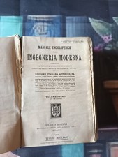 Hoepli Manuale enciclopedico della ingegneria moderna I - Hutte Italiana
