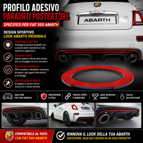 Profilo adesivo per paraurti - profilo,