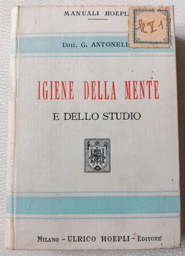 Libro igiene della mente - libro.,