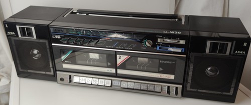 Boombox vintage aiwa w30 - boombox,