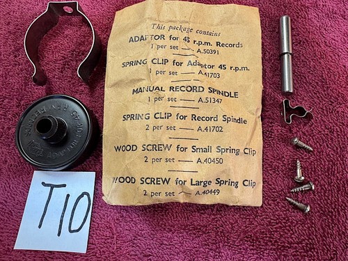 Kit adattatore disco garrard - adattatore,
