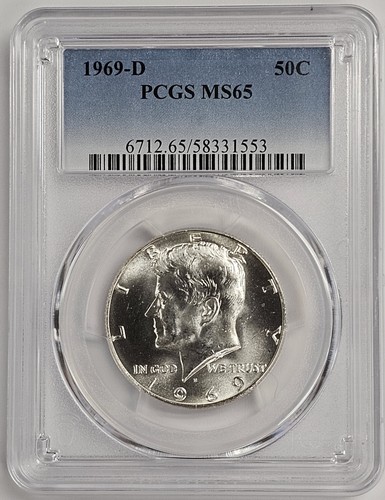 1969 kennedy mezzo dollaro - kennedy,