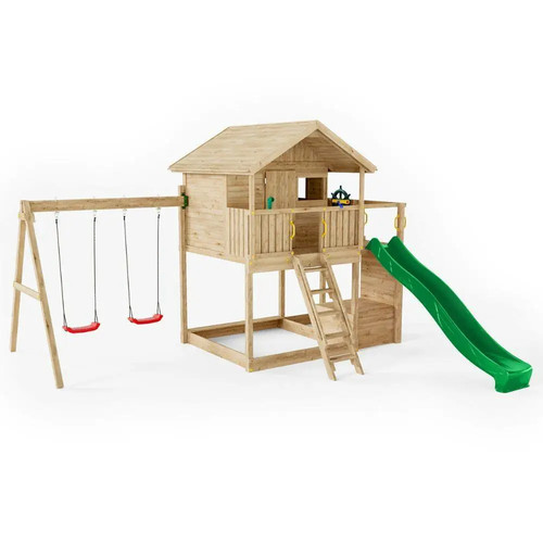 Casetta parco giochi legno - giochi,