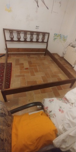 Letto antico legno - in,