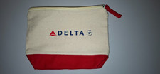 Delta AirLines Skyteam- necessaire in cotone con zip