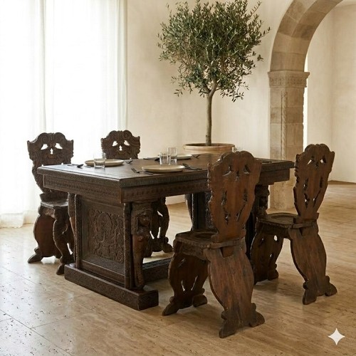 Sedie antiche stile barocco - antiche,