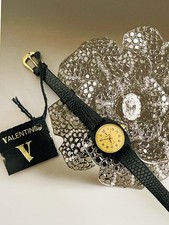 Orologio VALENTINO vintage anni 80 donna pelle steap