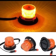 LUCE DI EMERGENZA LED STRADALE 12V MAGNETICA LAMPEGGIANTE ROTANTE AUTO E VEICOLI