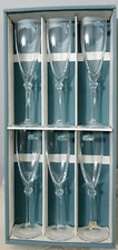 Set n° 6 Calici Cristallo(Flute) J.D Durand anni 90 NUOVI-Rimanenza di magazzino