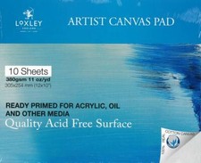 Pad tela bianco 12""x10""