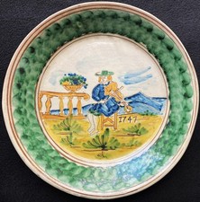 c. 1747 piatto da parete