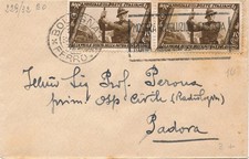 Italia 1932 Busta targhetta