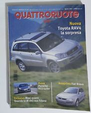 64863 QUATTRORUOTE 2000 n. 538 - Toyota RAV4 / Porsche 911 / FIAT Bravo / Tacuma