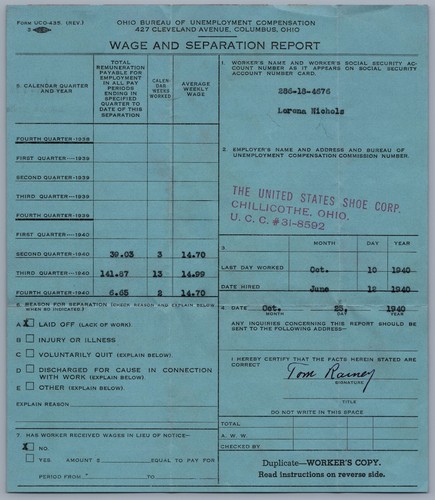 1940 chillicothe ohio la - chillicothe,,