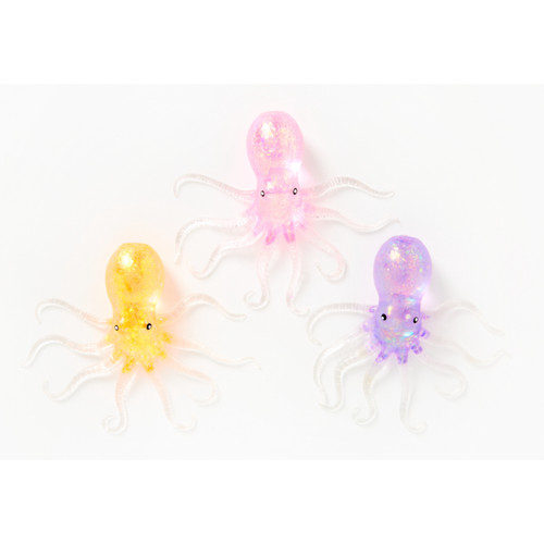 Polpo glitter squishy casuale - polpo,
