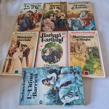 (Cartland) Lotto 7 volumi Barbara Cartland   Mondadori oscar titoli in foto