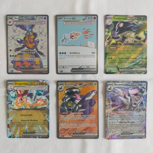 Lotto carte pokemon set - 6, ex