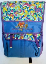 Borsa Zaino Vintage American System Auguri Mondadori scuola anni80 Made in Italy