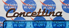 ADESIVO STICKER AUTOCOLLANT AUFKLEBER VINTAGE AUTO MOTO TUNING NOME CONCETTINA