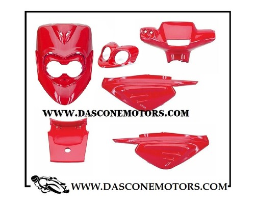 Carene booster 6pezzi rosso - carene,