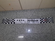 Sciarpa no ultras, gemellaggio Paok-Partizan doppio raso