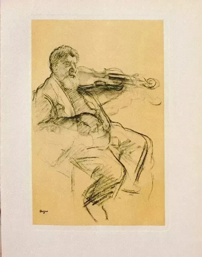 Edgar degas violinista - edgar, il