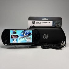 CONSOLE SONY PSP STREET NERA E-1004 OTTIMA COMPLETA + SD 64GB + TANTI GIOCHI