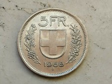 5 Franchi Svizzera 1968  B